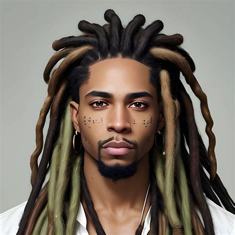 Handsome Black Man With Dreads