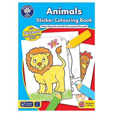 Orchard Sticker Colouring Book — Toycra