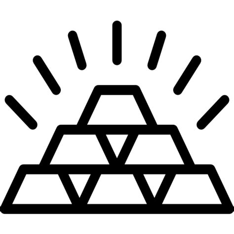 Gold ingot - Free business icons