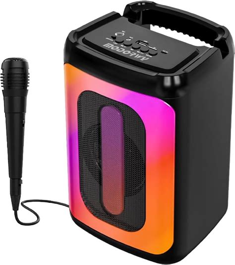 Modorwy MF1108 15W TWS Karoake Portable BT Speaker With Wired Mic ,5H ...