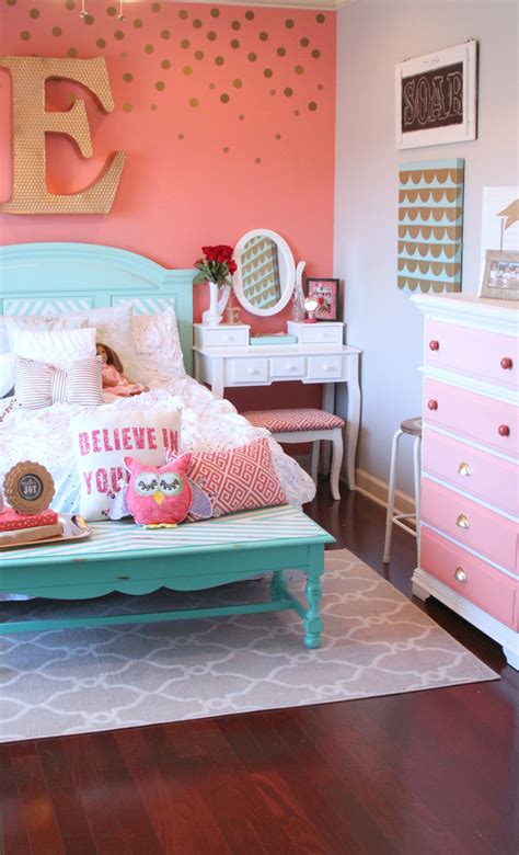 Tween Girls Room Decor Ideas | Tween Girl Bedroom Decorations - BSBF