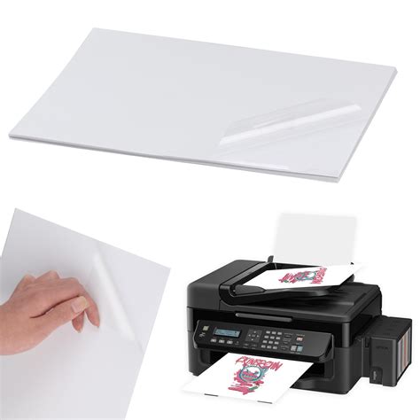 30 Sheets A4 Sticker Paper for Printing, A4 Printable Sticker Paper ...