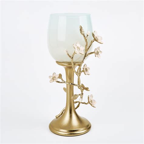 Buy Eternity Vivere Glass Floral Candle Holder from Home Centre at just ...