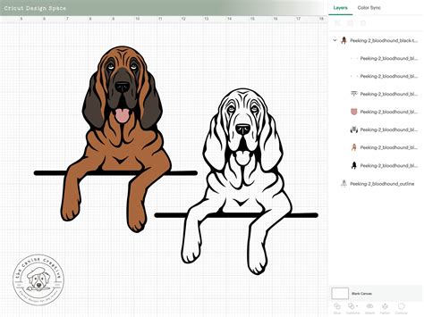 Buy Bloodhound SVG Hound PNG Peeking Dog SVG 2 Dog Breed Art Online in ...