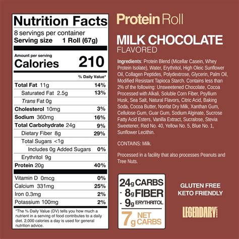 Milk Chocolate Protein Sweet Roll - 8 Pack | Legendary Foods