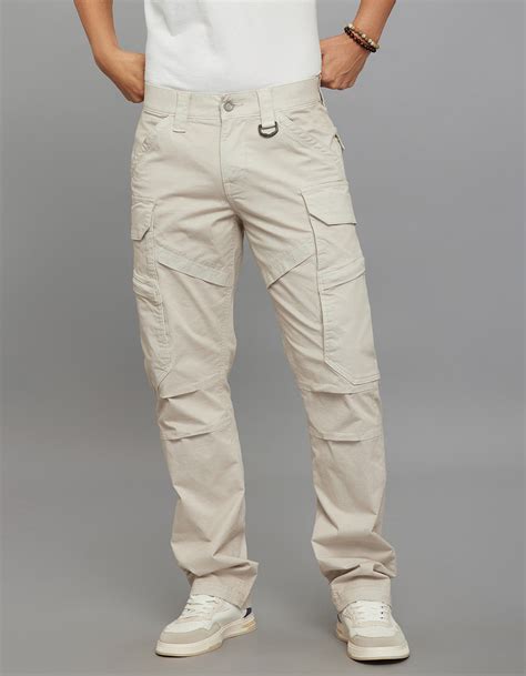 Lt Sand Comfort Straight Fit Stretch Cargo Pants – ROOKIES