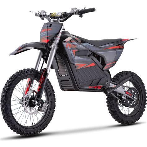 MotoTec 72v Pro Electric Dirt Bike 5000w Lithium Red-MT-Dirt