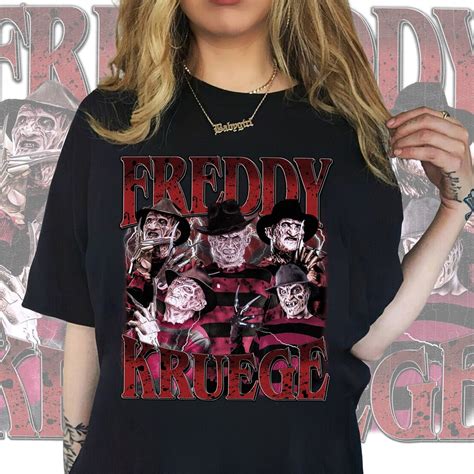 Retro Freddy Krueger Shirt-freddy Krueger Tshirt,freddy Krueger T Shirt ...