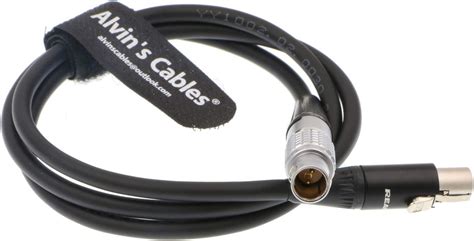 Buy Alvin’s Cables 2 Pin Male to Mini XLR 4 Pin Female Power Cable for ...