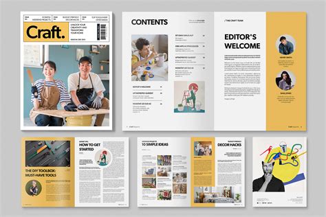 DIY Craft Magazine Template - BrandPacks