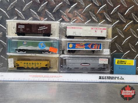 Variety N Scale Train Cars (6) (SEE PICS!) (Listing & Descriptions are a GUIDE ONLY and are ...