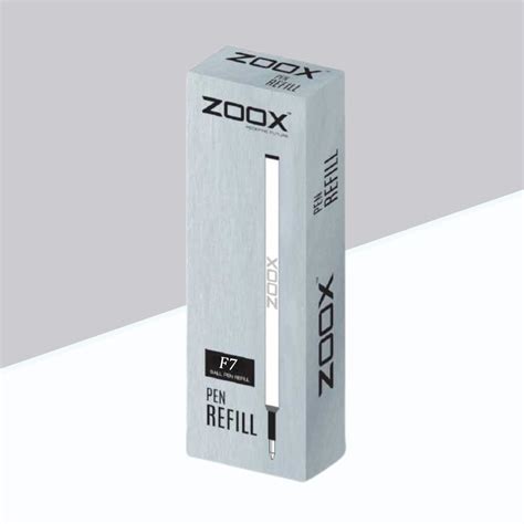 (5 Pcs.) Zoox F7 Roller Gel Pen Refill -Black – Topperskit LLP