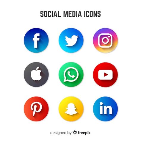 Collezione logo social media | Vettore Gratis