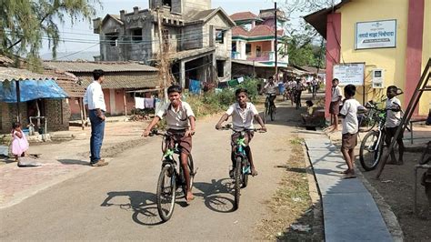 Thane: Cyclists Group Donates Refurbished Bicycles To Tribal School ...