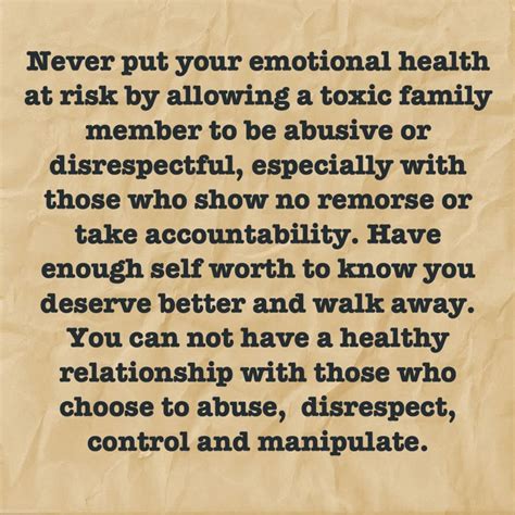 Emotional Abuse Quotes, Emotional Health, Toxic Family Members ...