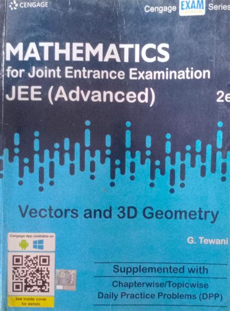 Buy Cengage Mathematics For Joint Entrance Examination Jee Advanced ...