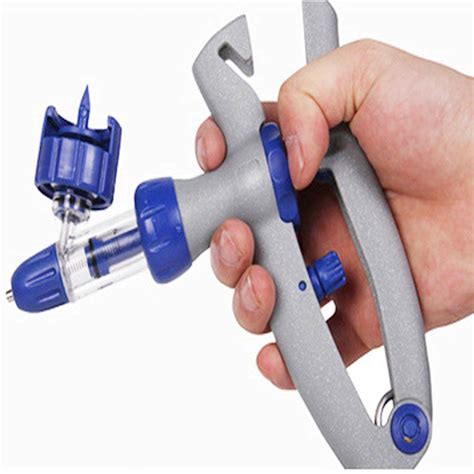 Buy 5ml Adjustable Automatic Continuous Syringe Veterinary Syringe ...