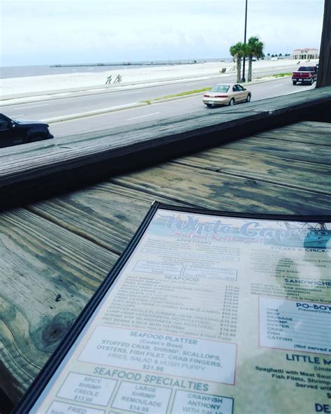 Menu at White Cap Restaurant, Gulfport, 560 Beach Dr