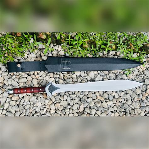 22″ Blade Ancient Greek Double Edge Xiphos Sword