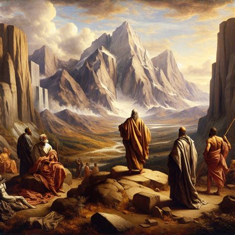 Deuteronomy 34:1-4 Artwork | Bible Art