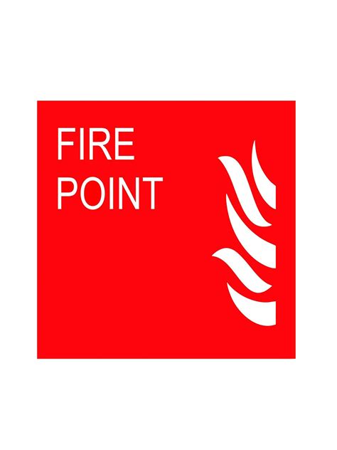 woopme : Fire Point Sign Board Vinyl With Forex Sheet – WOOPME