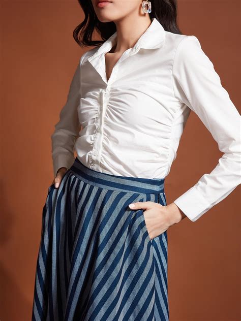 White Bustier Shirt – tara and i