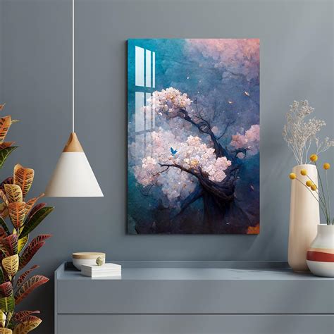 NexHome Printed Charming Cherries Acrylic Wall Art Painting For Home ...
