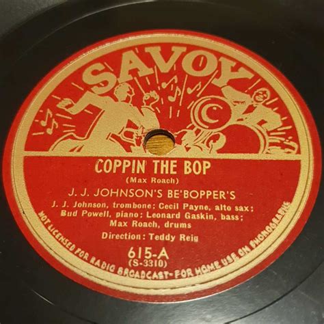Yahoo!オークション - レア 米Savoy10吋SP Jay Jay Johnson's Be'Boppe...