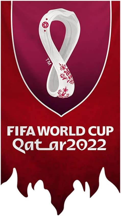 FLKENNEL 2022 World Cup Qatar Emblem Flag - Vivid | Ubuy India