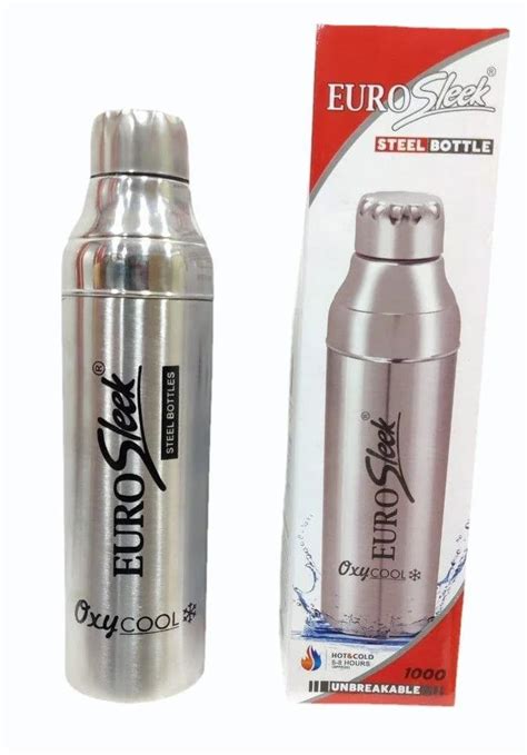 ES Stainless Steel Water Bottle - Eurosleek Stainless Steel Single Wall ...