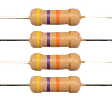 Image result for 4.7K Ohm Resistor Color Code