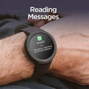 Amazfit Verge Phone Call Smart Watch with Alexa-Built in(White ...