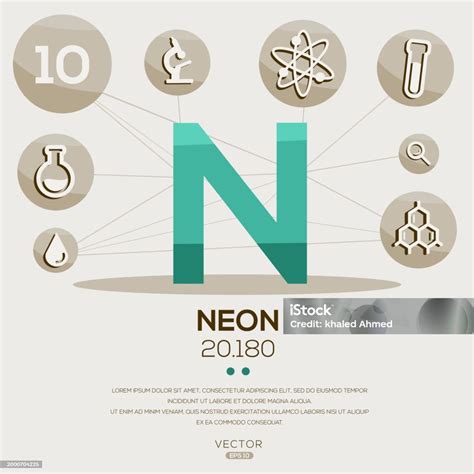N The Periodic Table Element Stock Illustration - Download Image Now - Built Structure, Chemical ...