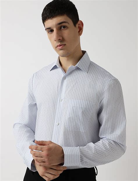 Buy Pure Cotton Stripes Spread Collar Shirt at Marks & Spencer