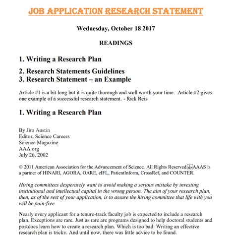 Image result for How to Write a Research Statement