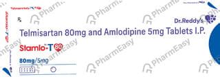 Stamlo T 80mg Strip Of 10 Tablets: Uses, Side Effects, Price & Dosage ...