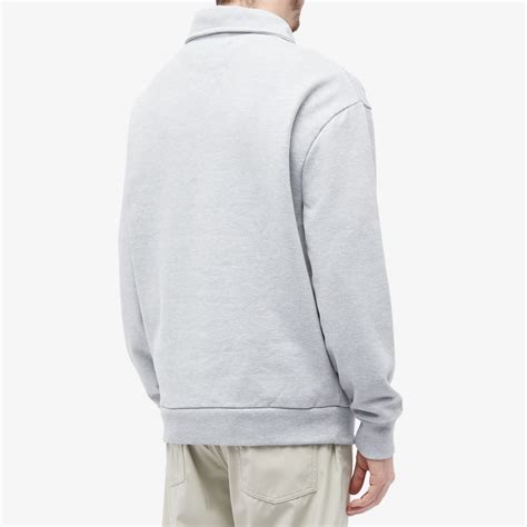 Bram's Fruit Polo Half Zip Sweater Light Grey | END. (GB)