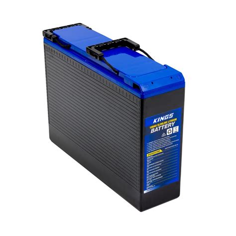Kings 100Ah Slimline Lithium Battery | LiFePO4 | Quality integrated BMS | 2000+ Cycles | Slim ...