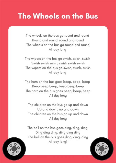 Wheels The Bus Lyrics