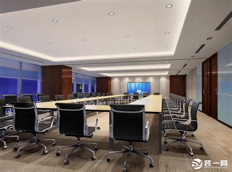 公司会议室装修设计面积大小和会议室装修效果图 - 知乎