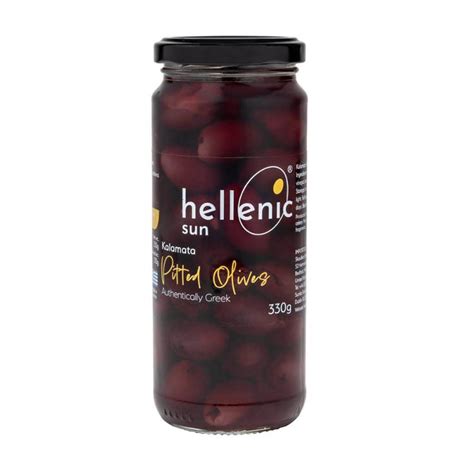 Kalamata Pitted Olives (6 Pack x 330g) – Hellenic Sun
