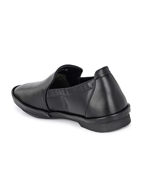 Hitz Men's Black Synthetic Slip-On Casual Shoes – Hitz Shoes Online