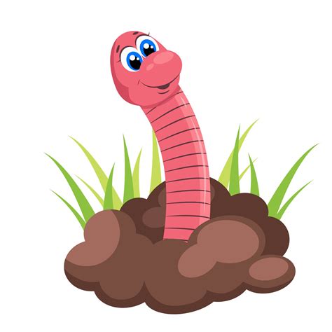 Worms In Dirt Clipart