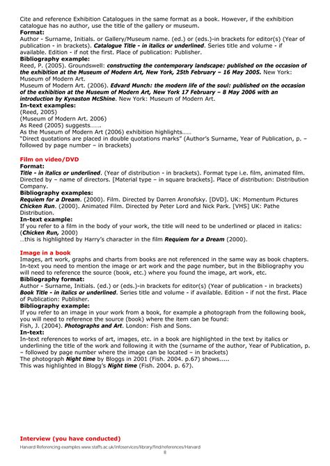 Harvard Style Referencing Example 的图像结果