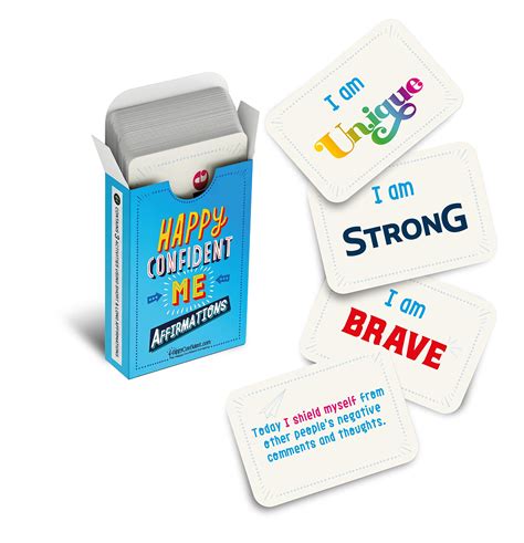 Buy Happy Confident Me Affirmation Cards - Kids affirmation cards to ...
