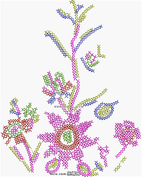 十字绣图案绣花花样版带下载-会员免费绣花图案下载_网友上传花版共享