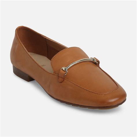 Buy Aldo Harriot Leather Medium Brown Solid Loafers Online