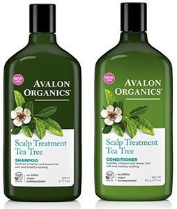 AVALON ORGANICS All Natural Tea Tree Scalp Treatment Shampoo And ...
