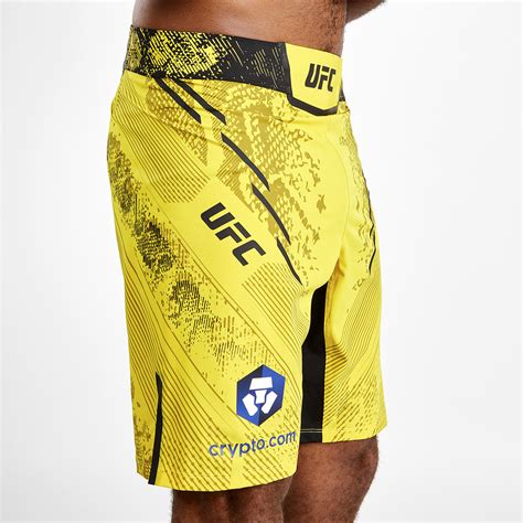 VENUM MMA Fight Shorts UFC Authentic Fight Night, Long Fit, Adrenaline, gelb, S | S | 12933-2