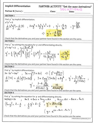 Implicit Differentiation Problem and Solving 的图像结果